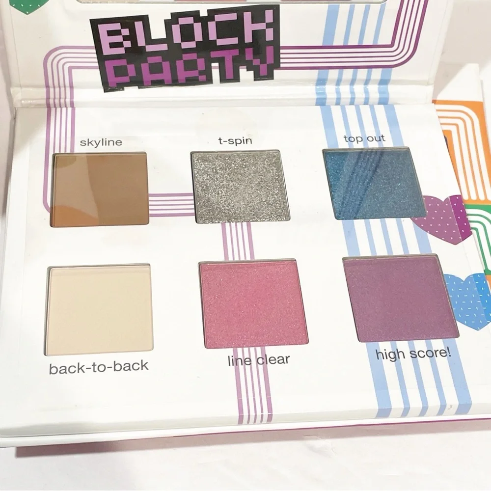 Tetris x Ipsy‎ Block Party Eyeshadow Palette 6 shades Makeup Beauty NEW